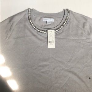 New York & Company Jewel Embellished Sweater